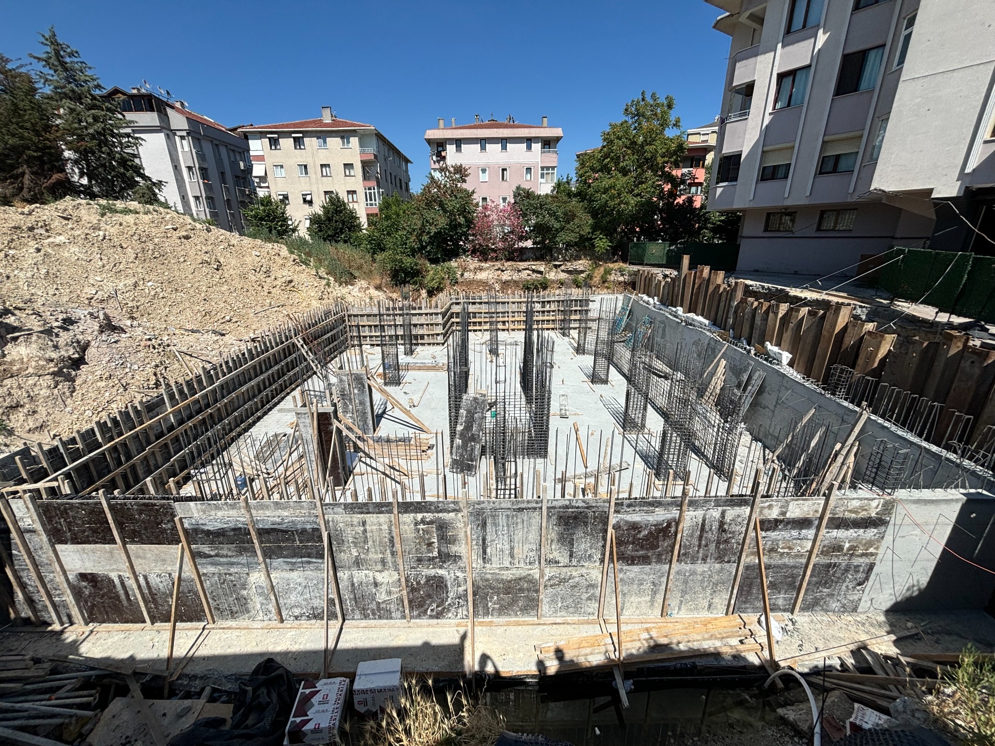Ömürkent Sitesi yapım aşaması